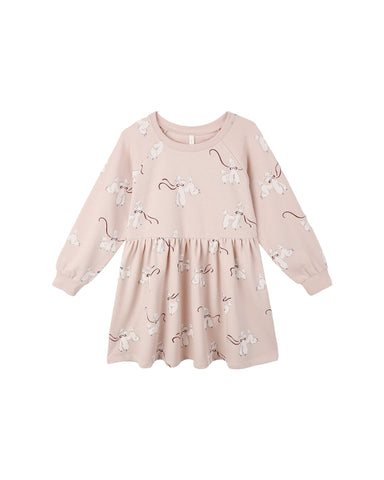 Girls Elsie Dress - Pink Lisbon Floral