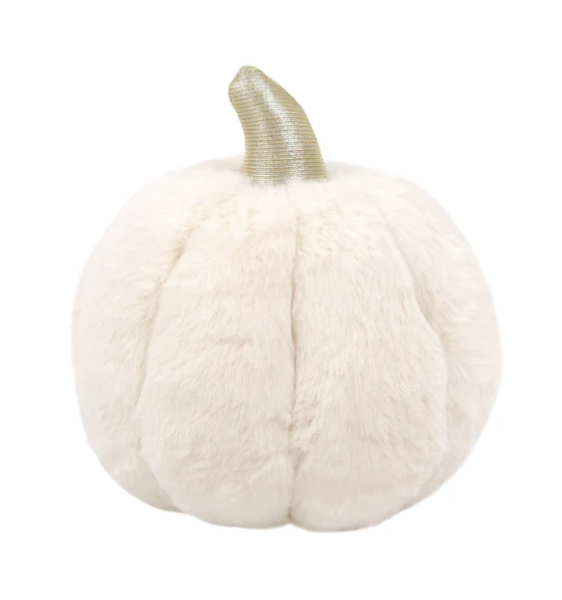 Plush Pumpkin - White