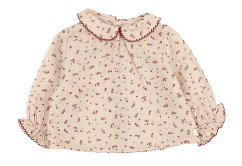 Iris Blouse - Gingham Blue
