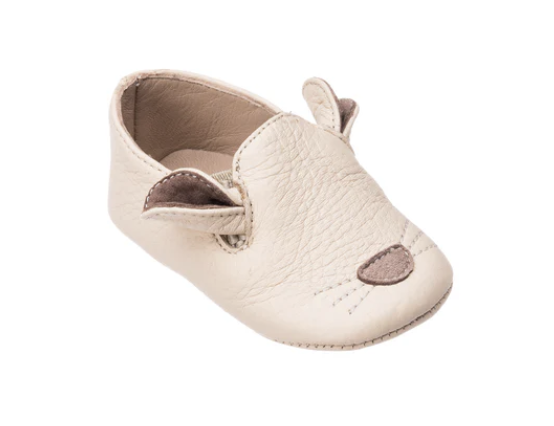 Moosie Baby Slippers - Suede Beige