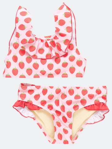 Catalina One-Piece Swimsuit || Strawberries