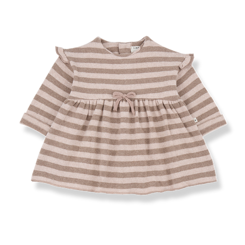 Blandy Dress - Cream Frosty Checks