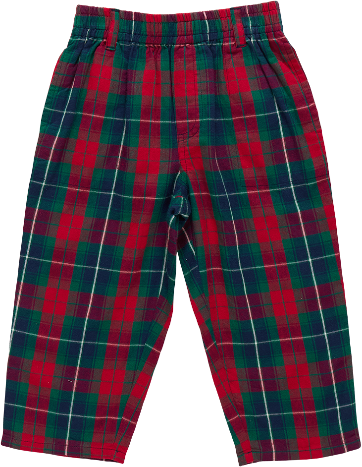 Boys Jackson Pant - Red Tartan