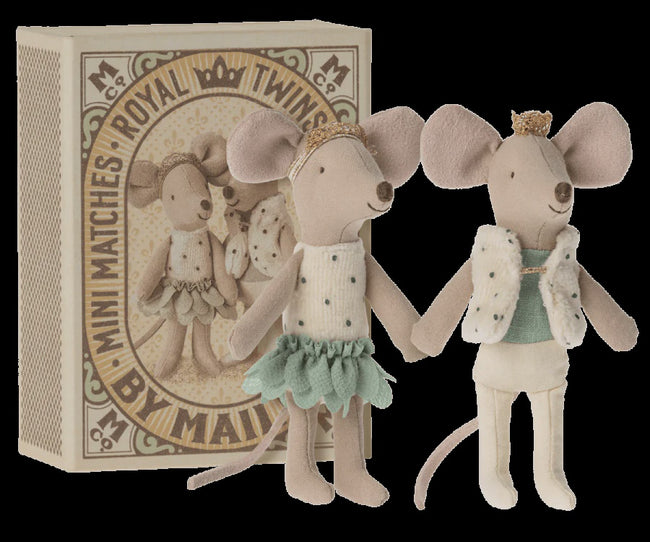 Royal Twins Mice - Little  Sister & Brother