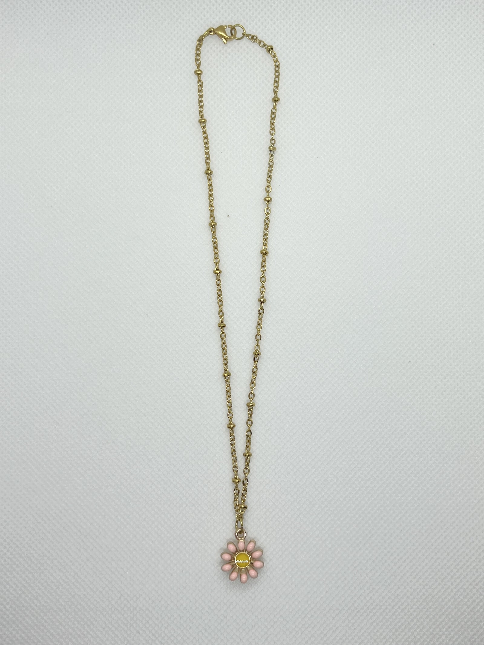 Daisy Necklace - Pink