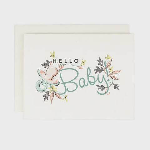 Baby Lettered Card
