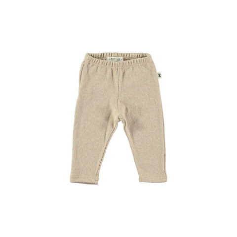 Rib Knit Leggings - Light Pink