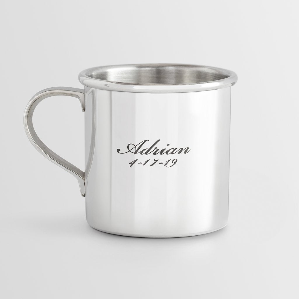 Elephant Baby Cup - Pewter
