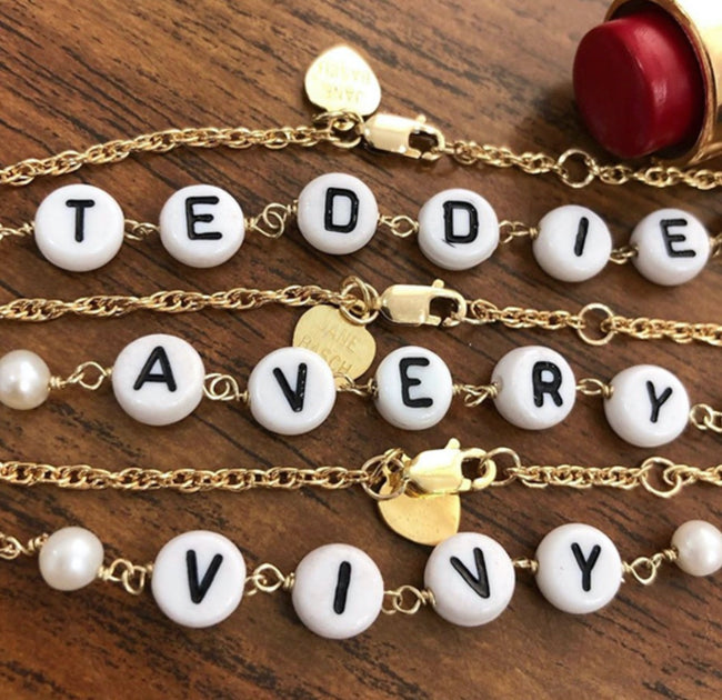 Bead Name Bracelet