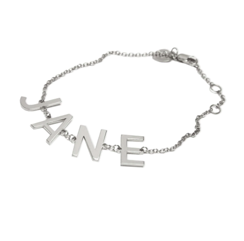 Single Letter Name Bracelet