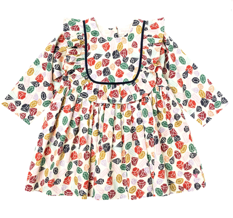 Shirt Dress - Melon Daisy