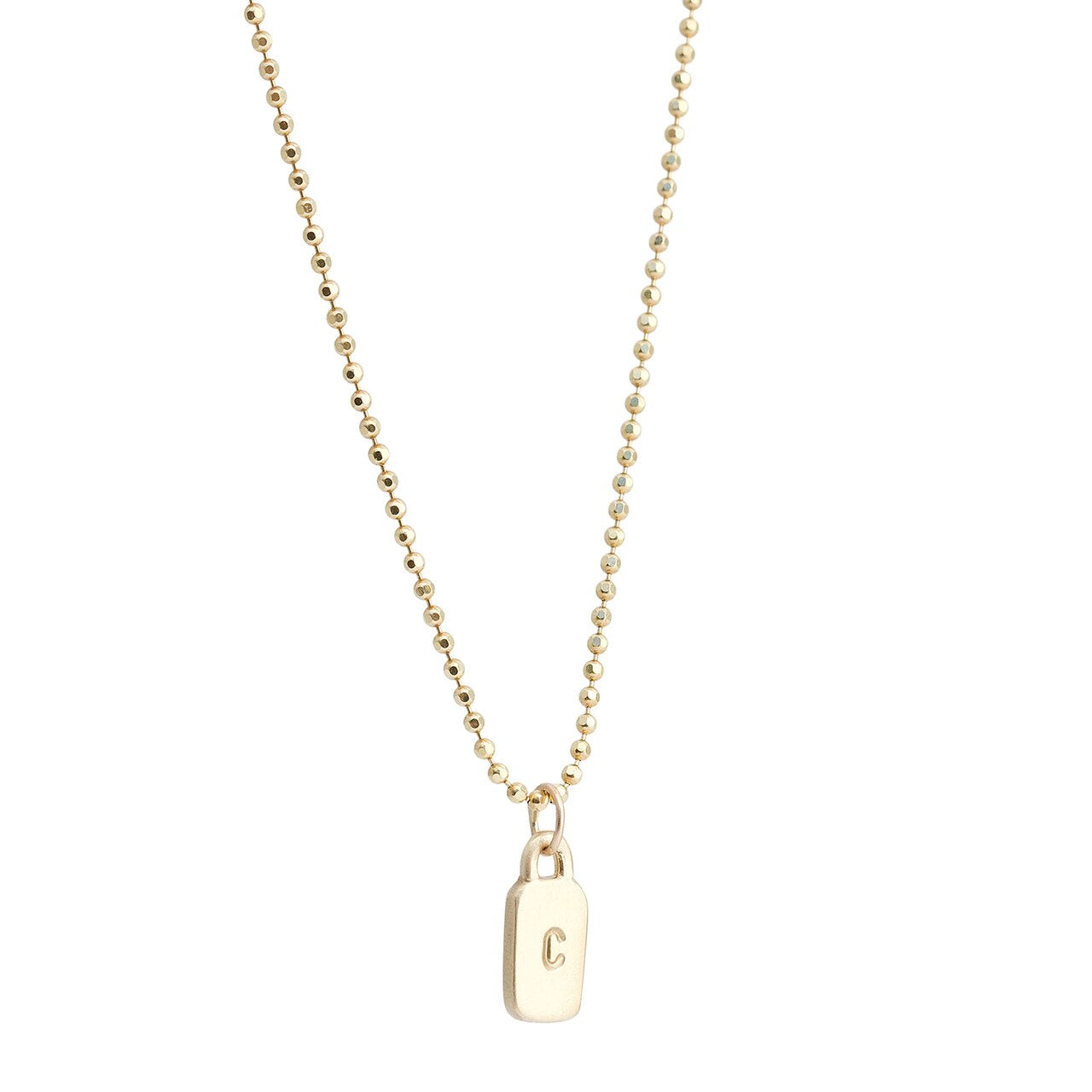 Dainty Sparkly Ball Chain 1.2mm - 14K Gold