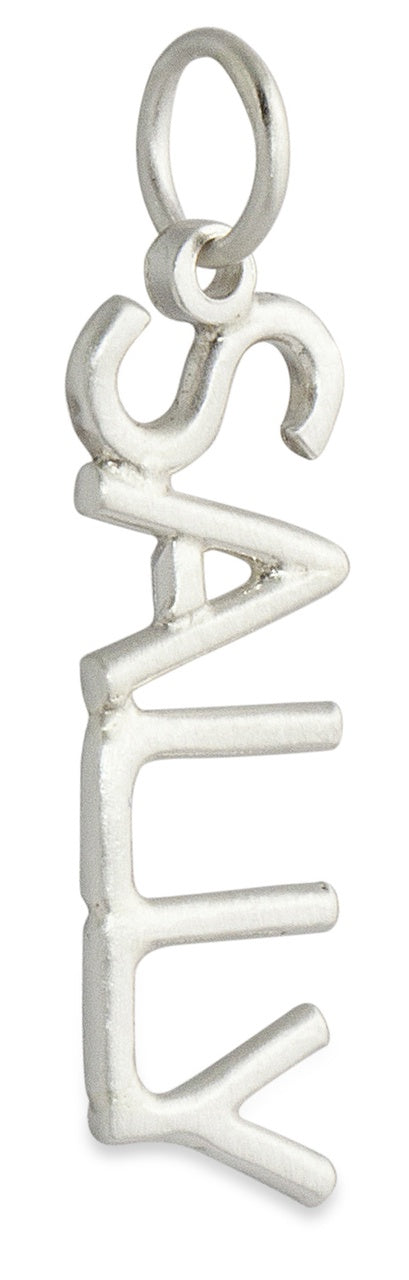 Custom Wire Word Charm - Sterling Silver