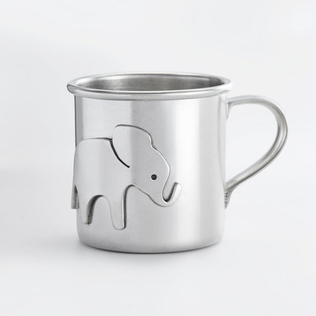 Elephant Baby Cup - Pewter