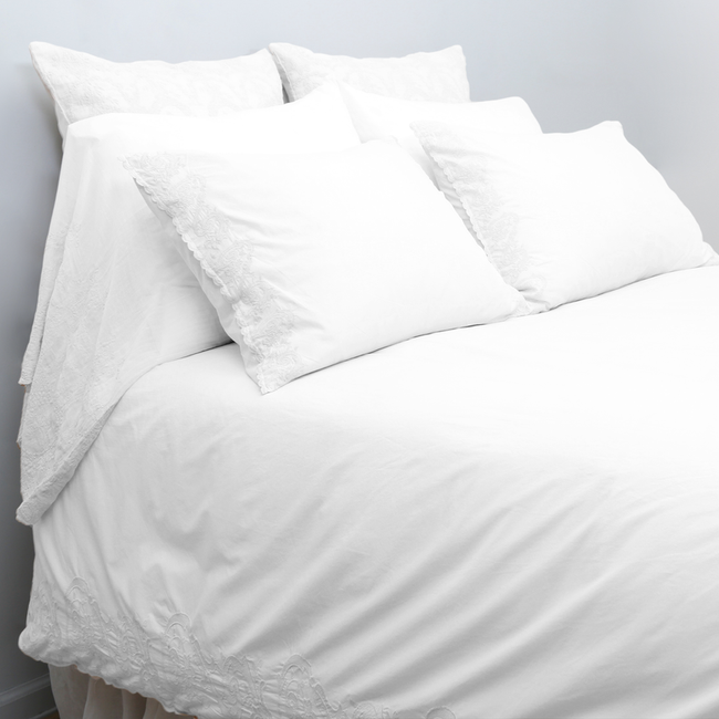 White Grace Duvet Set