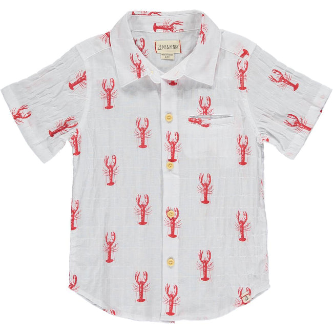 Woven Shirt- Red Lobster