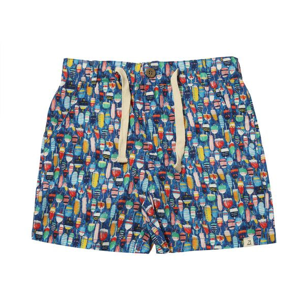 Mahalo Multi Buoys Printed Shorts