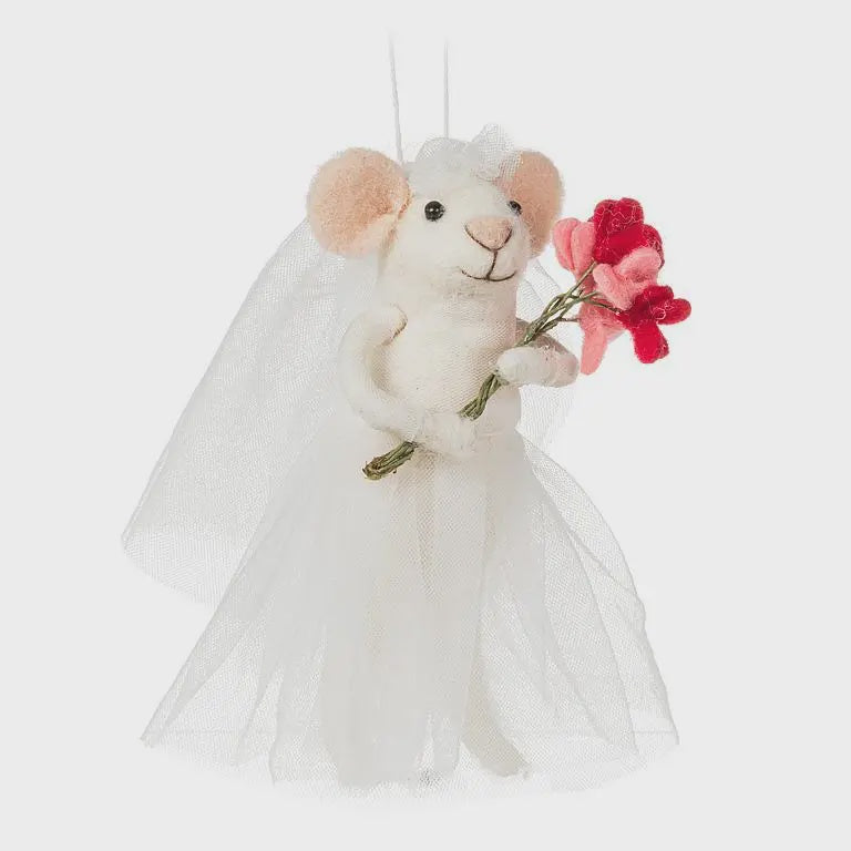 Bride Mouse Ornament