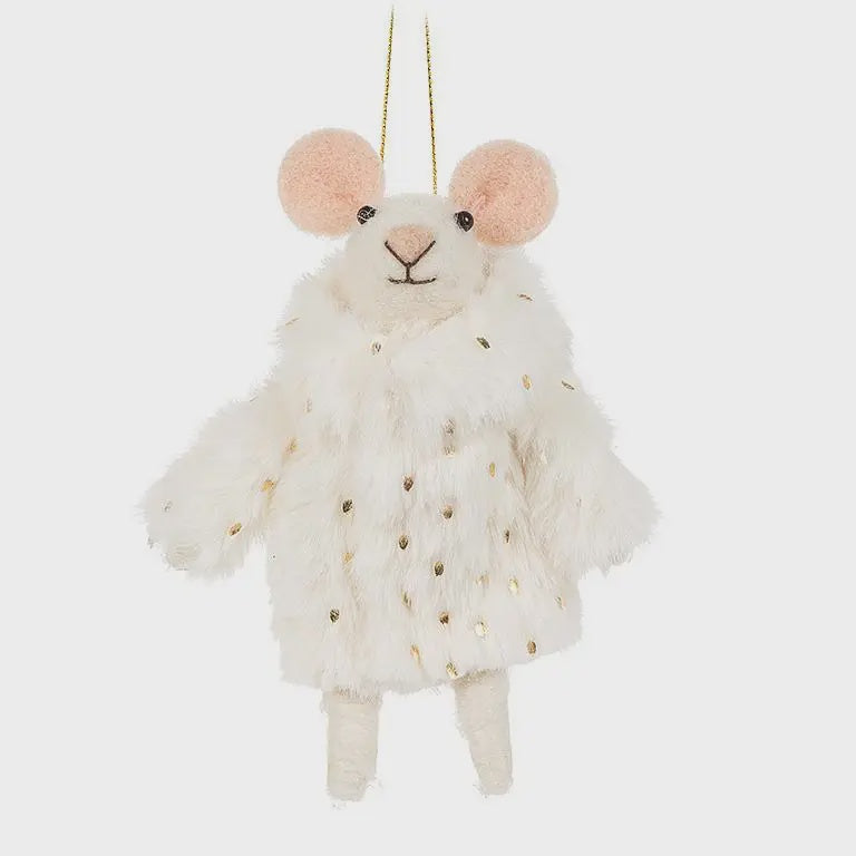 Mouse In a Fancy Coat Ornament