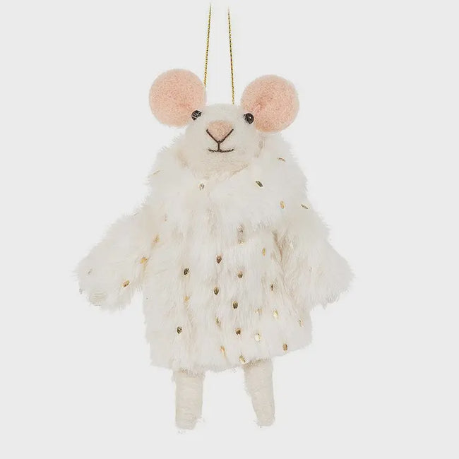 Mouse In a Fancy Coat Ornament