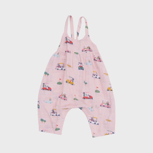 Golf Carts Cuties Tie Back Romper