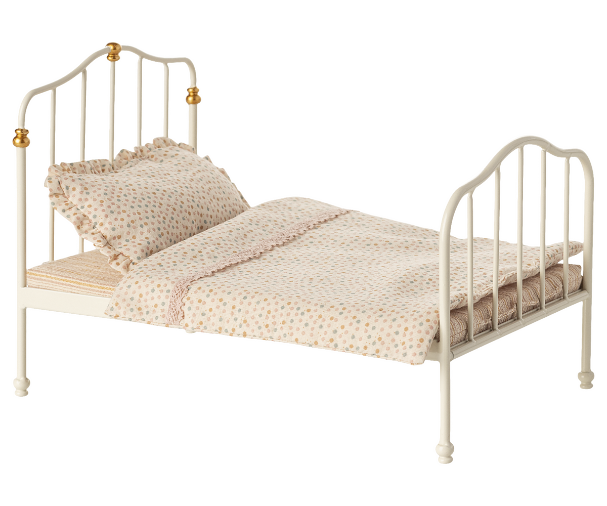 Vintage Bed, Mouse - Off White