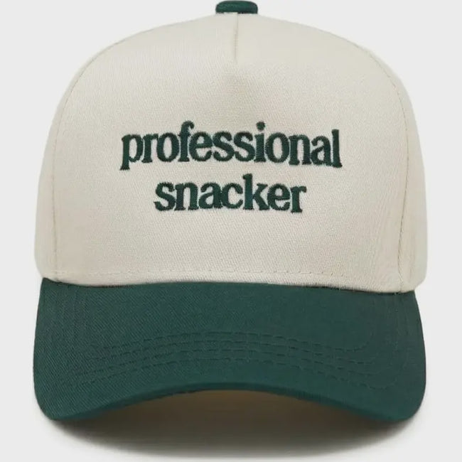 Baseball Hat: Professional Snacker