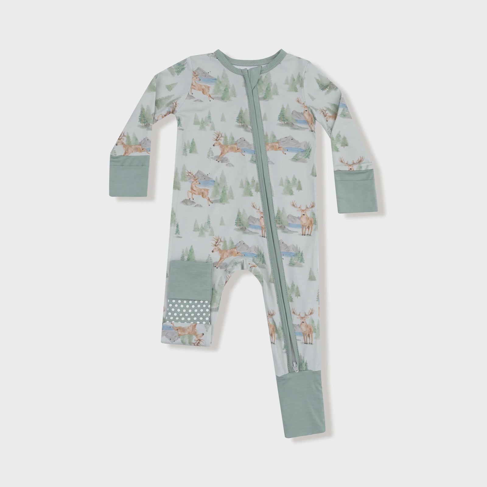 Boy 2-way Zipper Romper