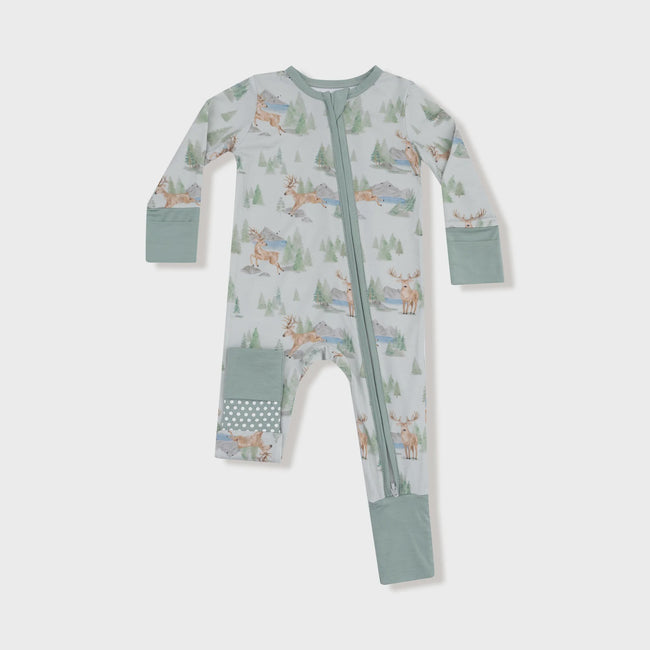 Boy 2-way Zipper Romper