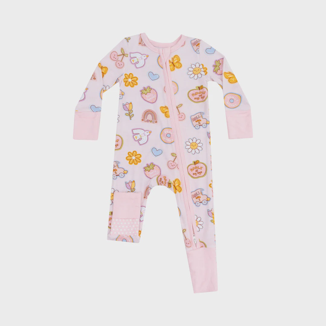 Groovie Vibes 2-way Zipper Romper