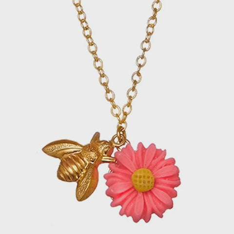 Girls Unicorn and Star Necklace