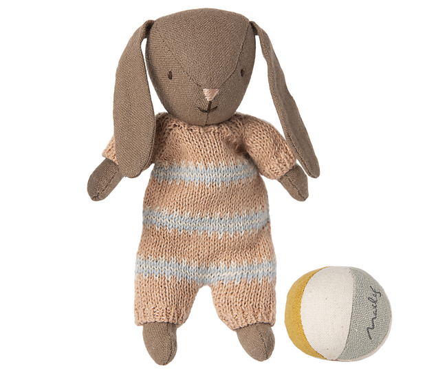 Bunny Set, Micro - Brown - Dusty Rose