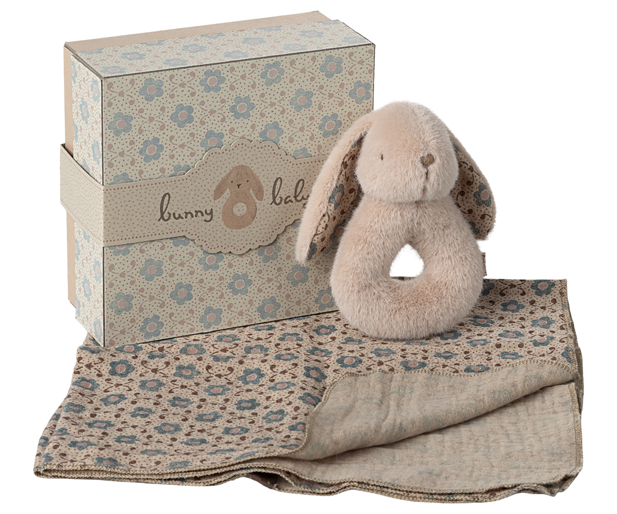 Rabbit Rattle Set