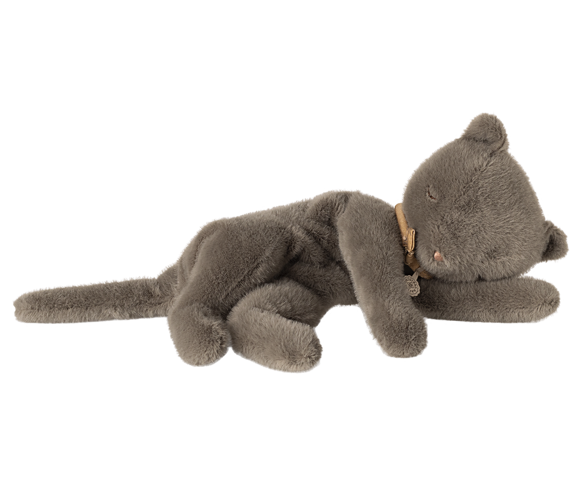 Sleeping Kitten, Medium - Grey