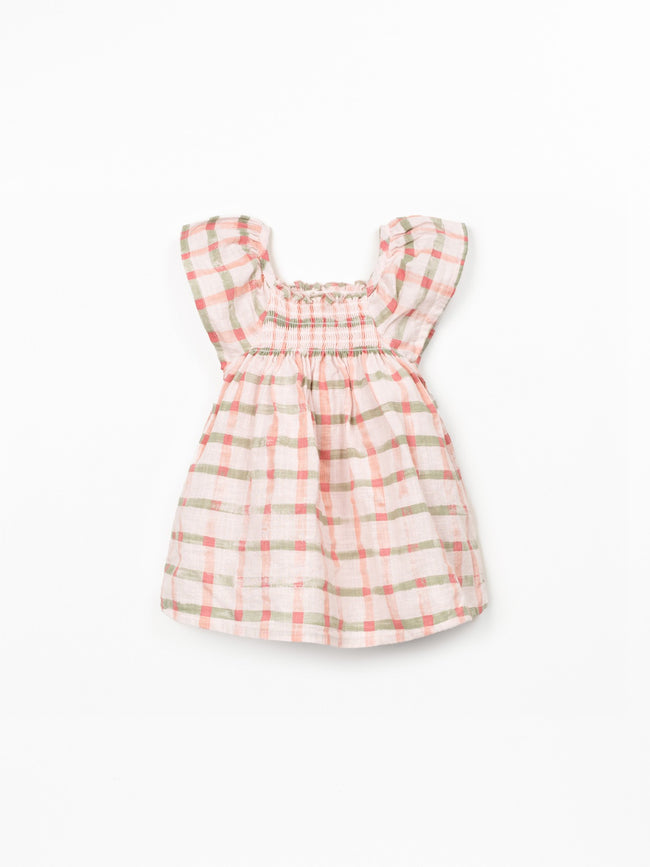 Woven Dress- Light Pink