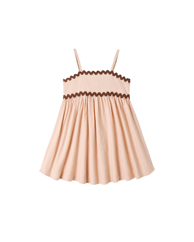 Ric Rac Dress -Blush