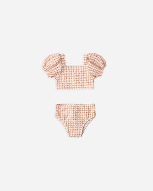 Zippy Two-Piece- Melon Check