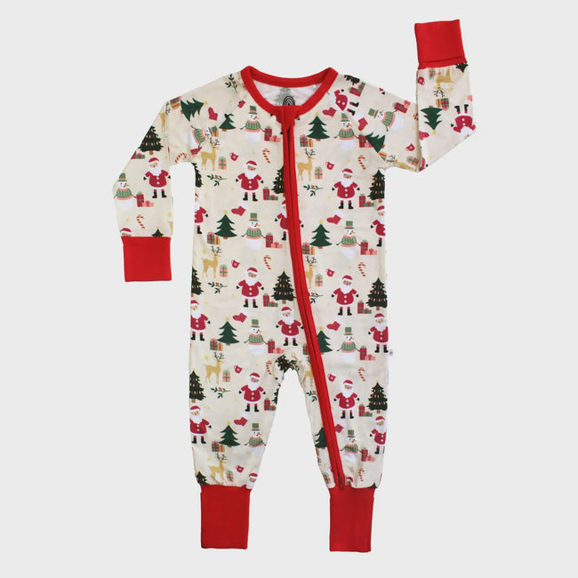 Cozy Christmas Bamboo Convertible PJ's