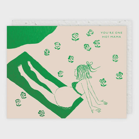 Over the Moon Baby Card