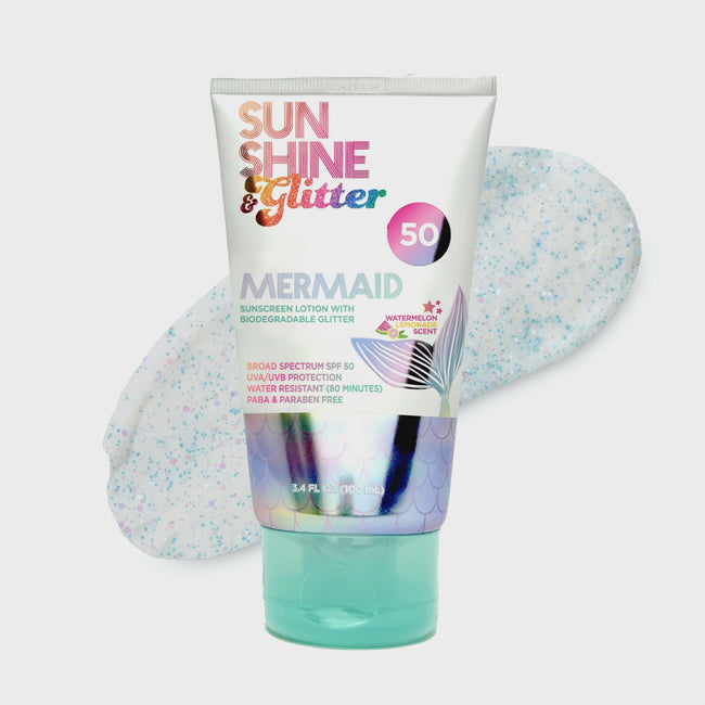 Mermaid Biodegradable Glitter- Spf 50