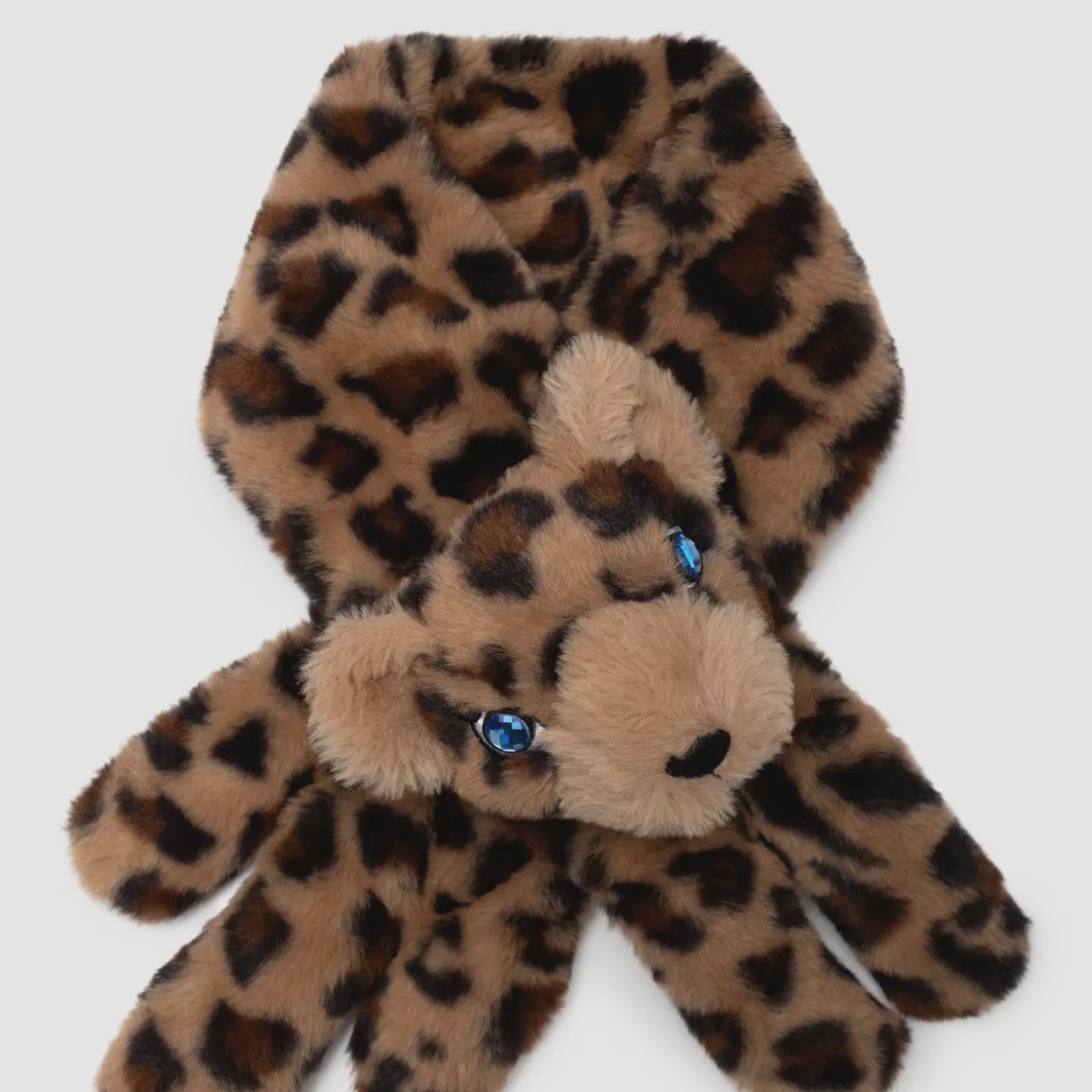 Jungle Jeweled Leopard Scarf