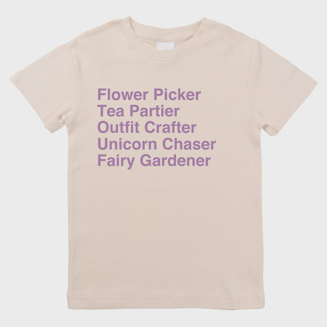 Unicorn Chaser Flower Fairy Tea T-Shirt