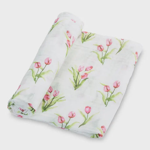 Muslin Swaddle Blanket- Doggone Cute