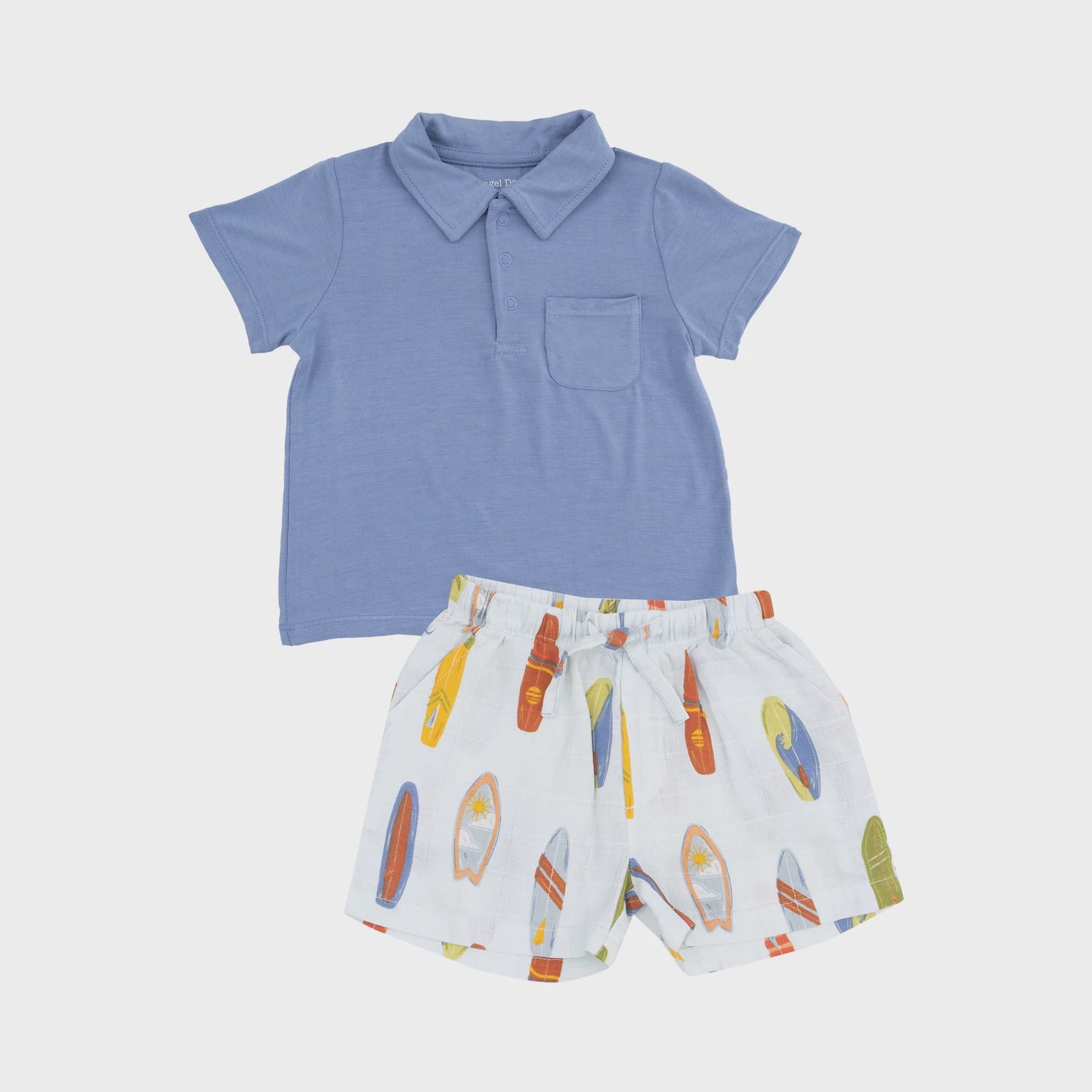 Vintage Surfboards Polo SS Shirt + Muslin Short