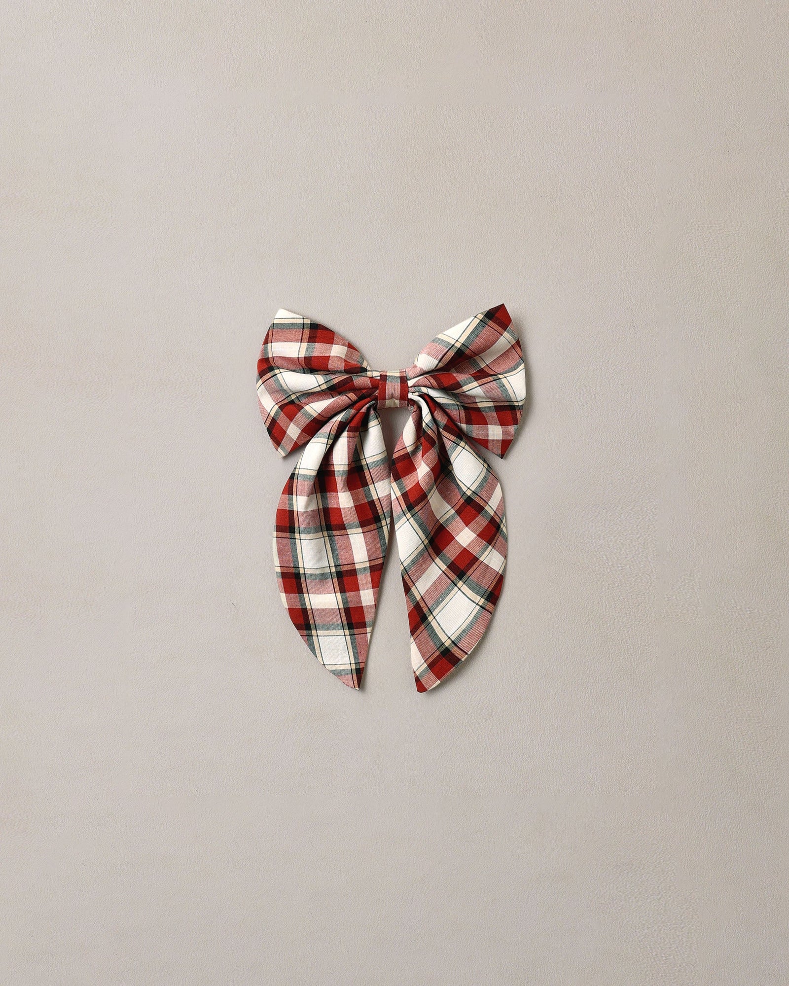 Everly Bow- Holiday Tartan
