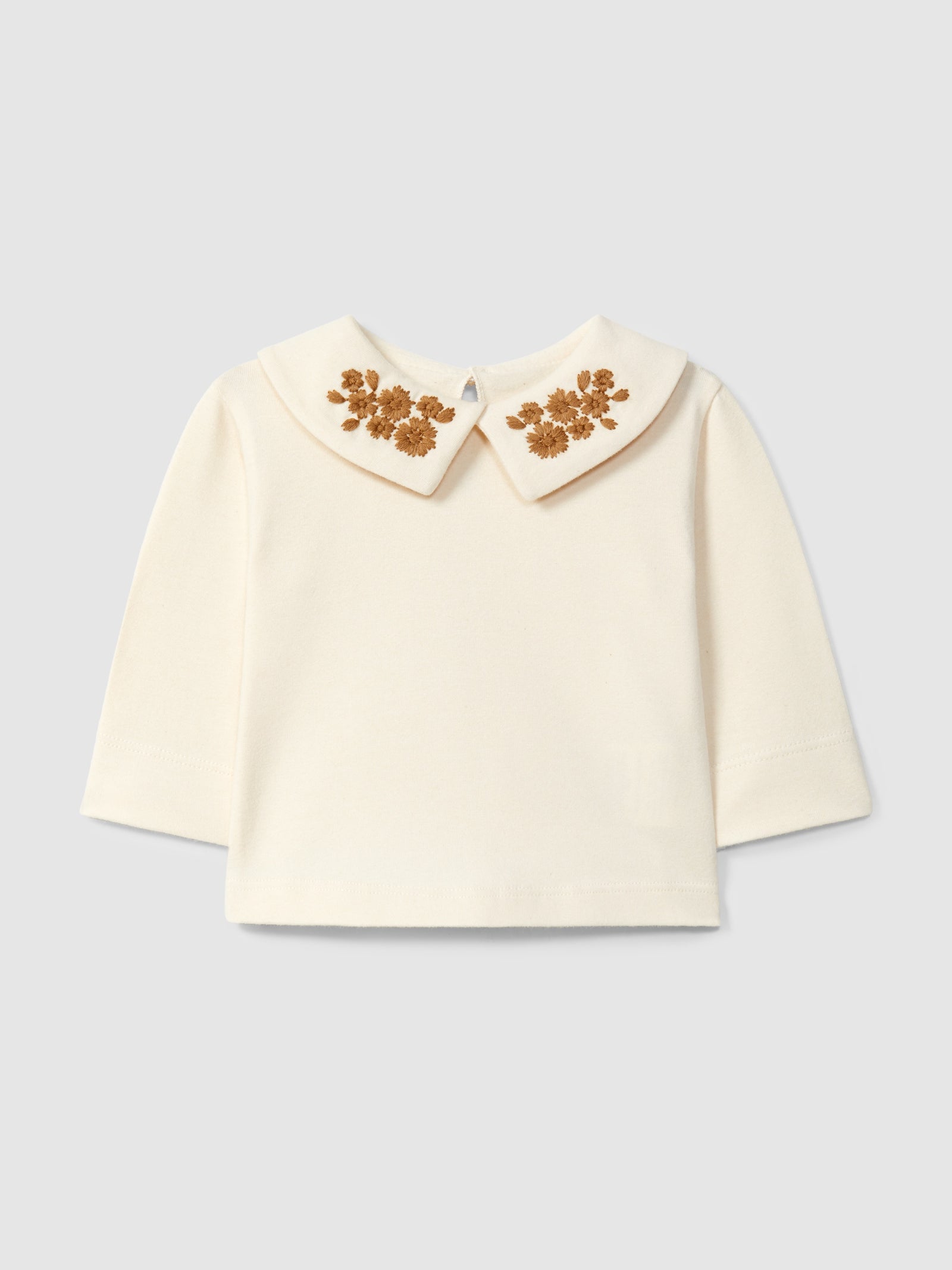 Embroidered Collar Shirt