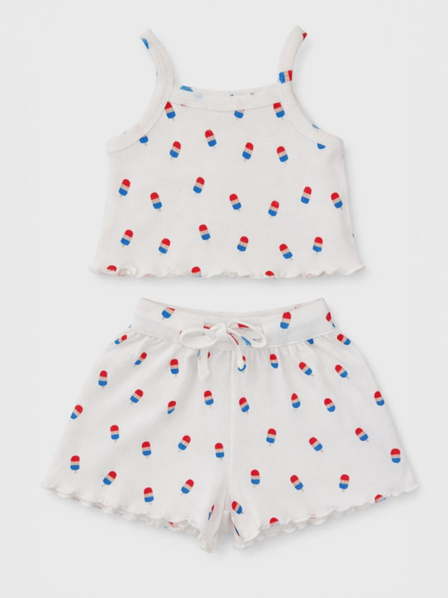 Popsicle / Organic Pointelle Summer Set