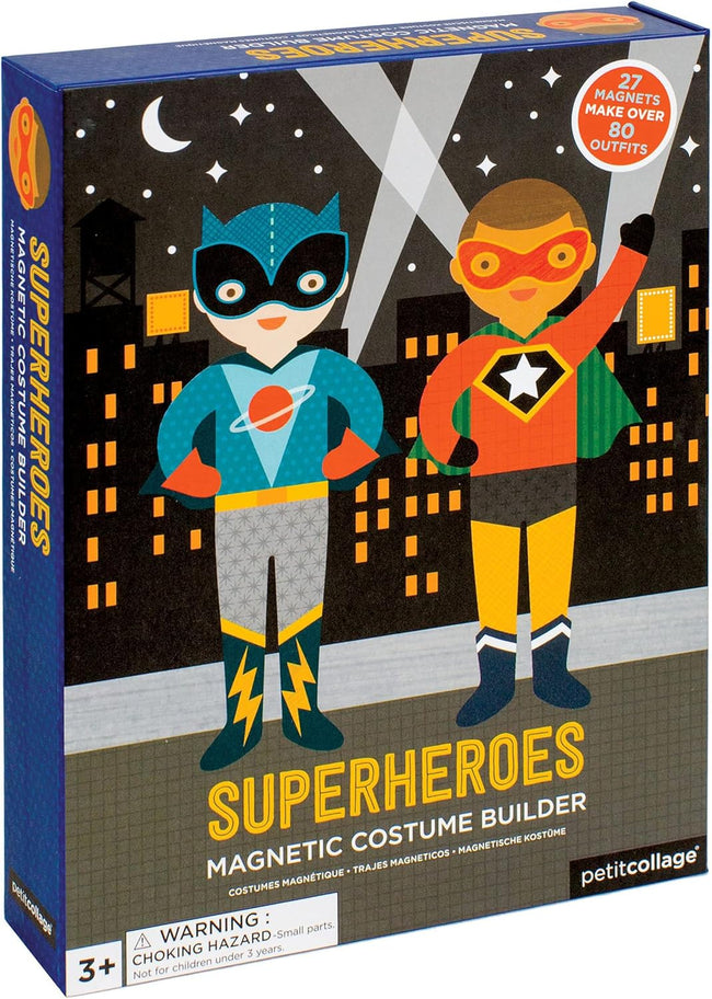 Petit Collage, Dress-Up Magnetic Superheroes