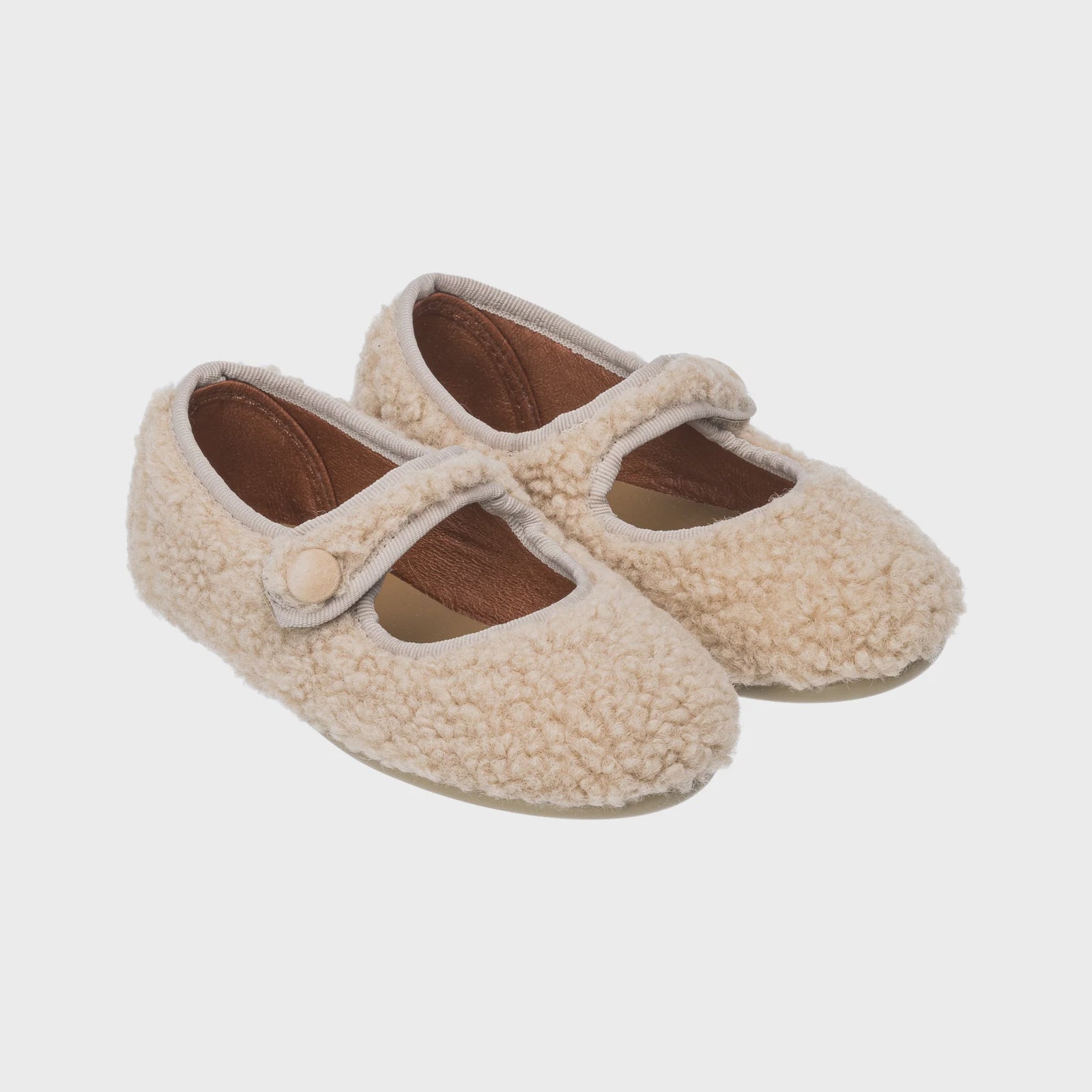 Shearling Baby Mary Janes