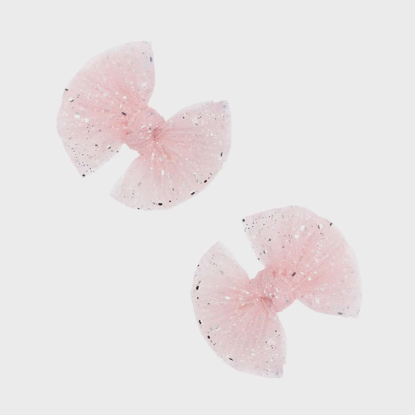 Tulle Bow Clips- Sparkle